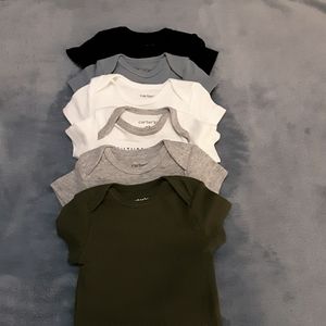 *New* Carter's 6pk Baby Onesie (nb).